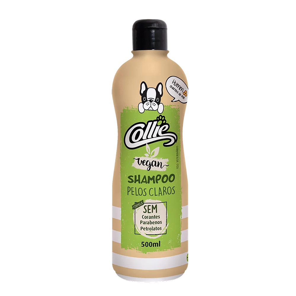Shampoo Pelos Claros Collie Vegan 500mL