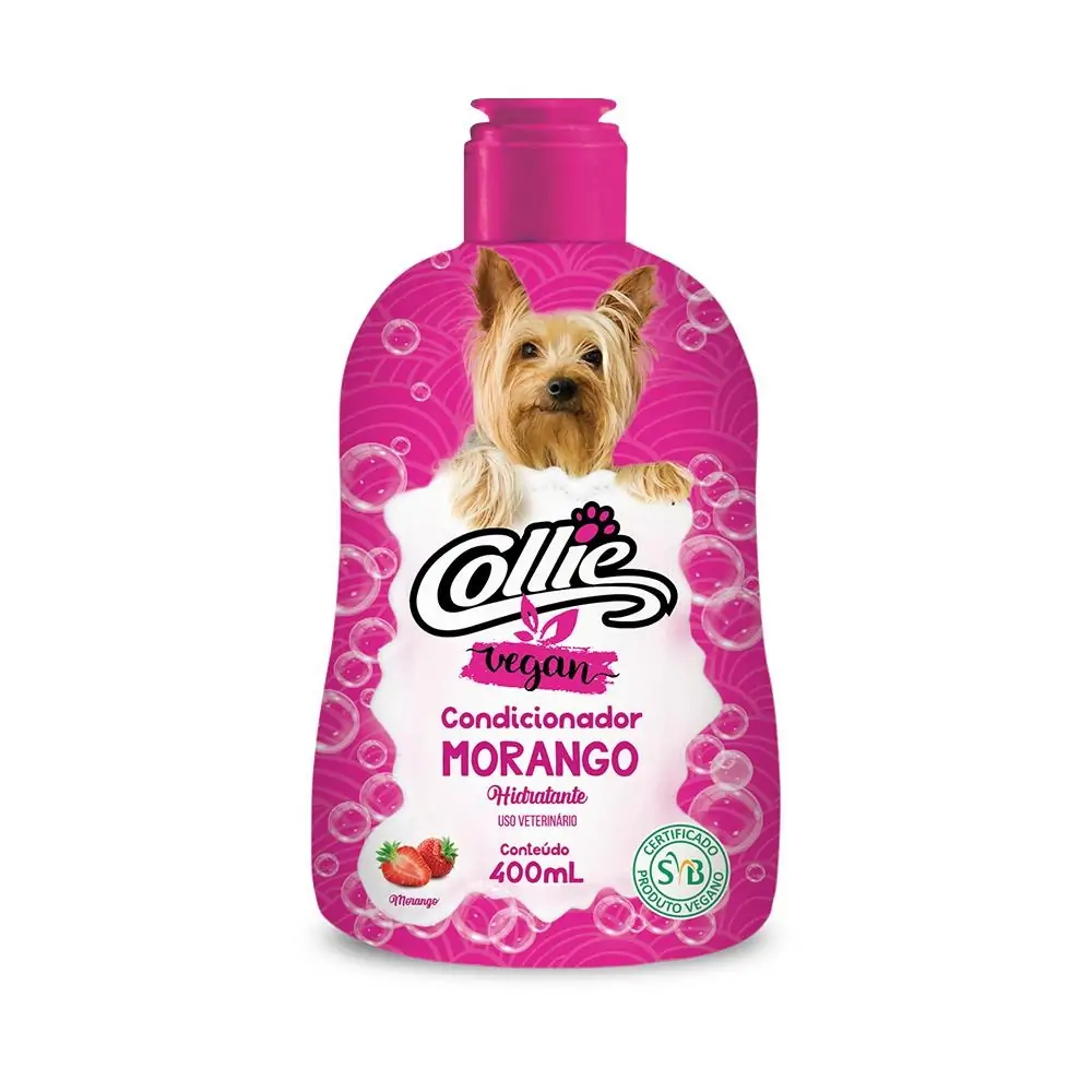 Condicionador Hidratante Morango Collie Vegan 400mL