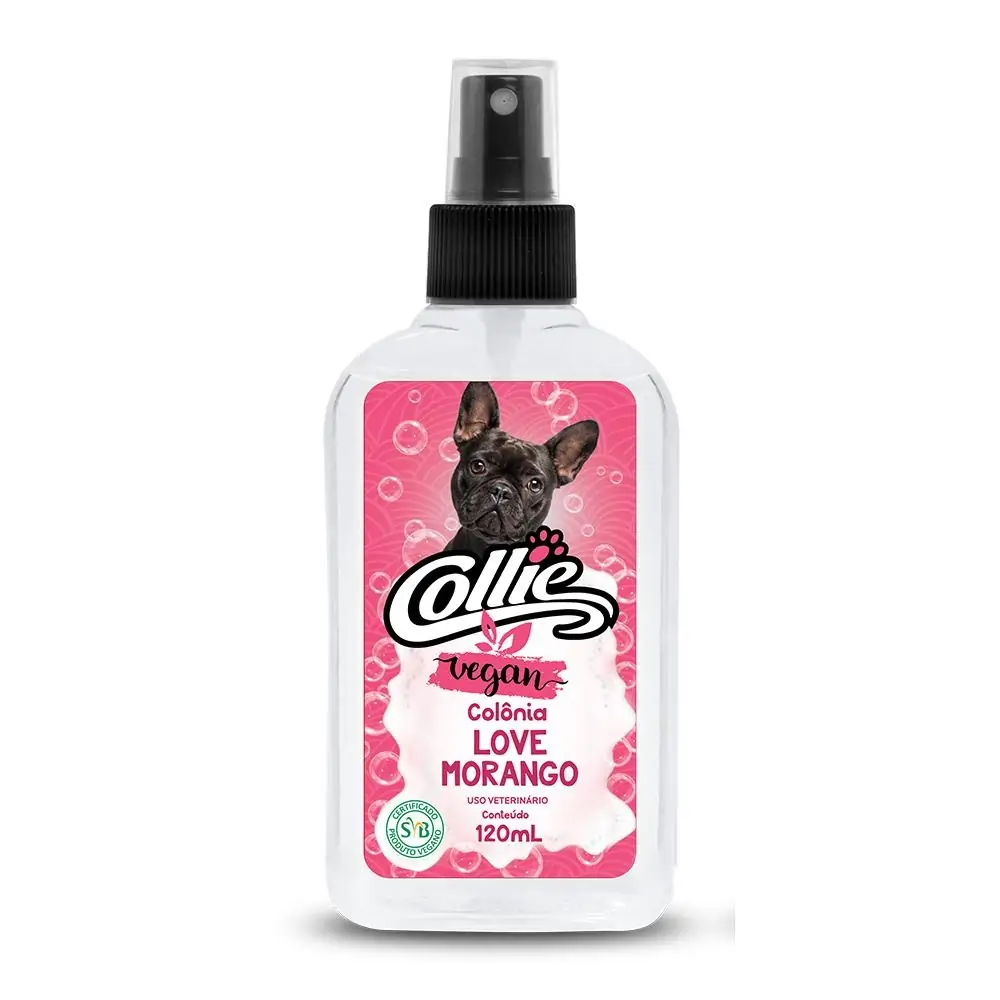 Colônia Love Morango Collie Vegan 120mL