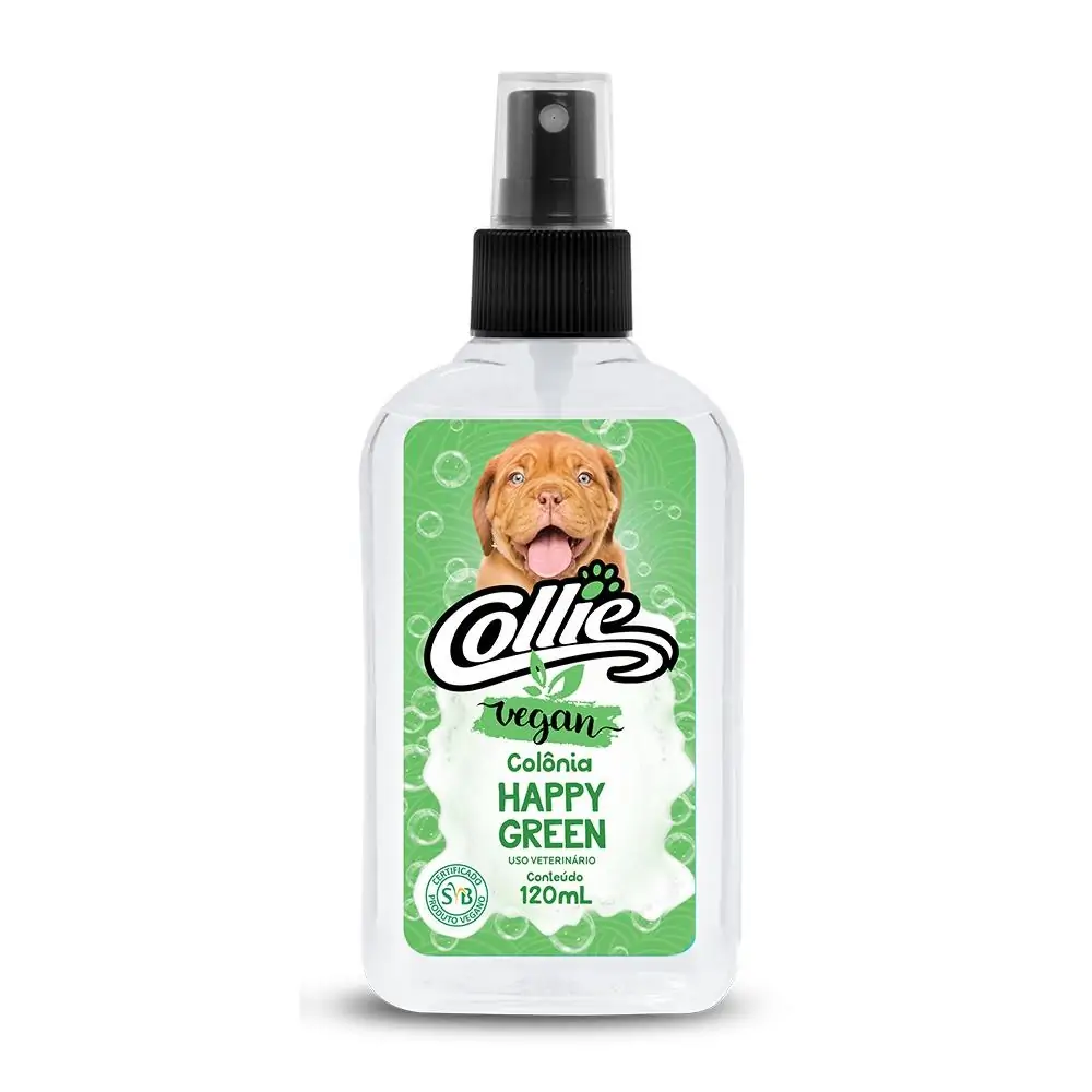 Colônia Happy Green Collie Vegan 120mL