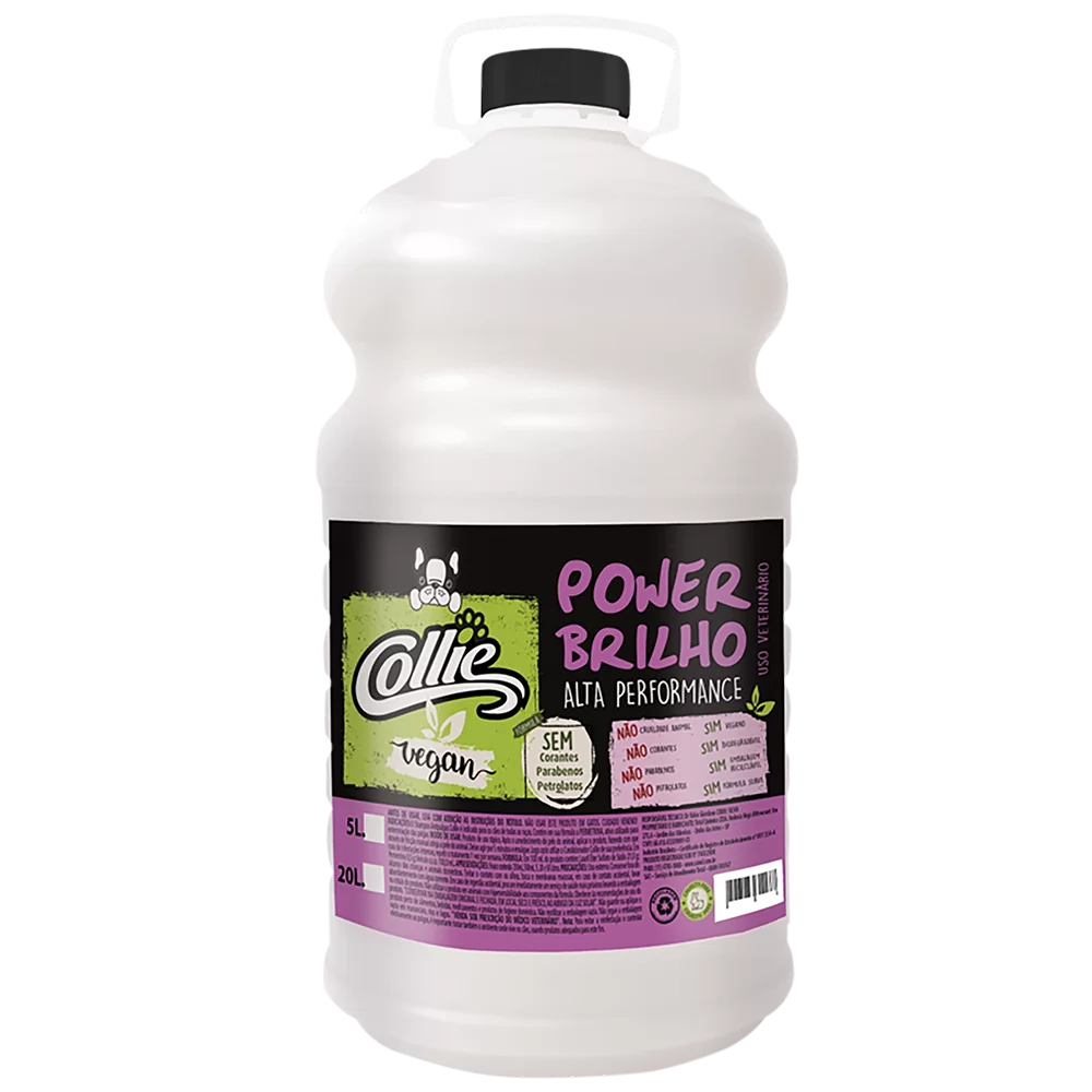 Shampoo Power Brilho Collie Vegan 5 Litros