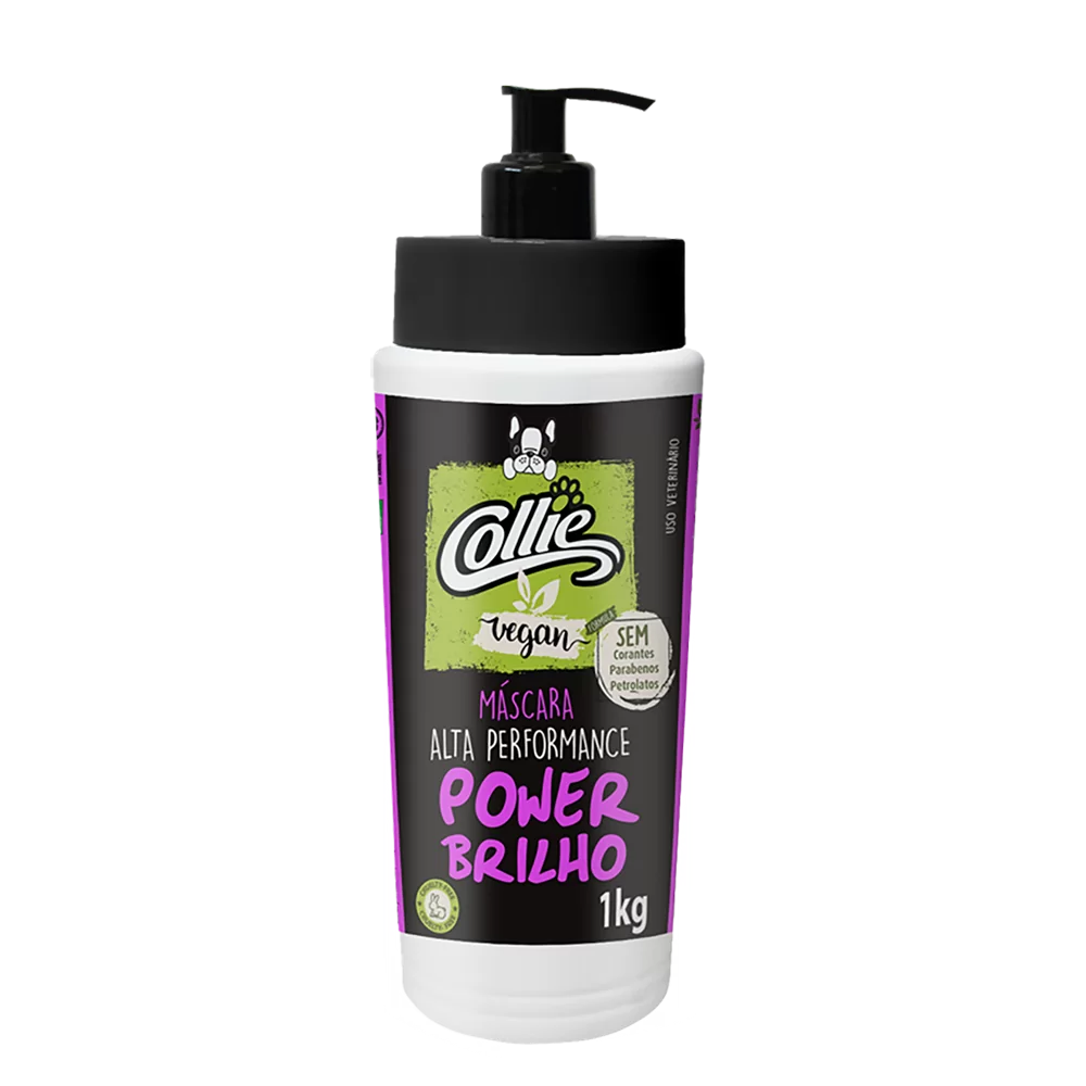 Mascara Power Brilho Collie Vegan 1Kg